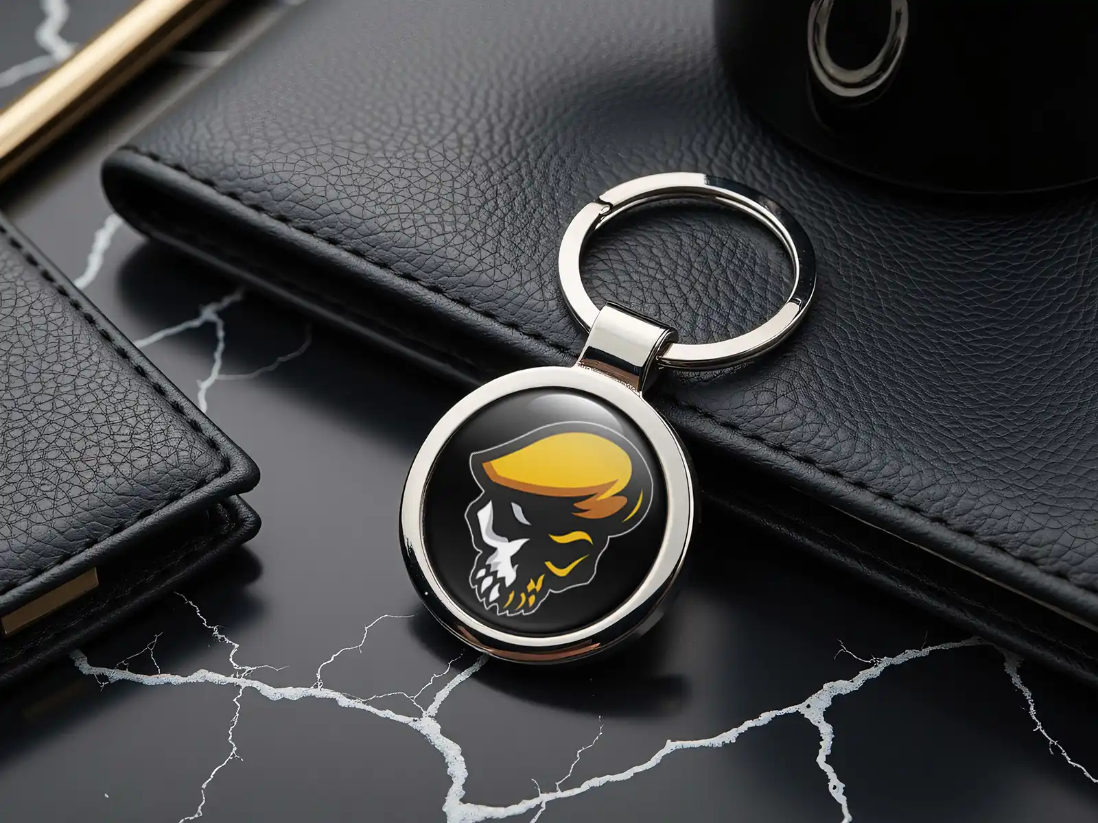 Custom Made Keyring Metallic Pro Style